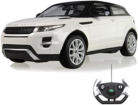 Playtech Logic Range Rover Evoque Remote Control Car – Working Lights – Range Rover Electric Radio Controlled RC Car – PL9410 Official Licensed 1:14 Model – RTR, EP (White)