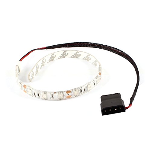 lights lighting flex flexible bulbs leds bar string Red 18 5050 LED Light Lamp Strip DC 12V for PC Computer Case Outdoor rope