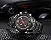 Readeel Military Sports Watches Men's Dual-display Multi-function Stainless Steel Mens Watches Red