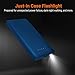 EasyAcc Slim Power Bank 10000mAh, QC Quick Charge 10000 Portable Charger, Ultra Compact External Battery, Lightweight Battery Pack for Android, iPhone and More - Blue