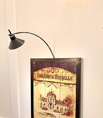 Tech Lighting 700JOSPLB-NL Joshua Picture Light in Black, Direct Plug-in, 10 Inches High, Extends 18 Inches from Wall, Bulb Sold Separately