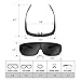 BLUPOND Wrap Around Oversized Anti Glare Sunglasses Fit Over Prescription Glasses - KNIGHT VISOR