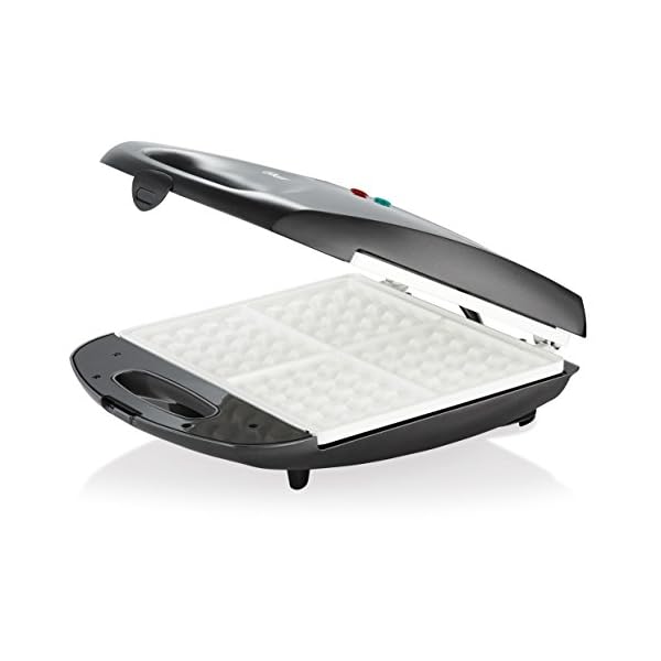 Oster DuraCeramic Infusion Series Waffle Maker, White/Charcoal