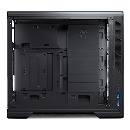 MTALLICGAR-MetallicGear-Neo-Mini-V2-Series-Mini-ITX-Case-Compact-Chassis-Sand-Blasted-Aluminum-Tempered-Glass-Panel-Liquid-Cooling-Ready-Black