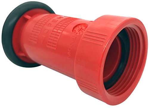 Fire Hose Spray Nozzle 1-1/2" NST/NH Polycarbonate Jet fog Industrial Fireman 1.5" Nozzle 75 gpm Fire Equipment FHSN01NST - Thumbnail 4