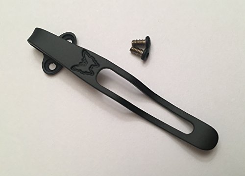 Matte Black Titanium Pocket Clip For Benchmade Griptilian 551BK 550SBK 553BK 551 553 550 Knife