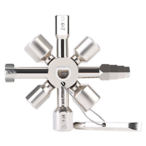 OCGIG Multifunctional Marine Tools Twin Key Universal Control Cabinet Key Torque Wrenches Cross Key With 10 in 1 CNC Key Train Door Key