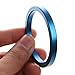 Kocome Penis Rings Male Cockrings Delayed Ejaculation Casing Lock Loops Cock Rings (50mm, Blue)