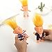 RACODA Donald Trump 2020 Election Collect Modle Long Hair Troll Doll 4pcs DIY Wearing Suit Flag Clothes Doll