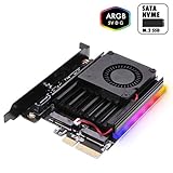 EZDIY-FAB Dual M.2 Adapter for SATA and PCIE NVMe