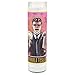 Nikola Tesla Secular Saint Candle - 8.5 Inch Tall Glass Prayer Votive - Made in The USA