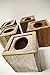 Tissue Box Cover in barnwood. Rustic Decorative Barn Wood, Square Kleenex Boxes, Wooden tissue box holder. Farmhouse bathroom decor. Cottage Style Cabin Decor. Naturally AllBarnWood.