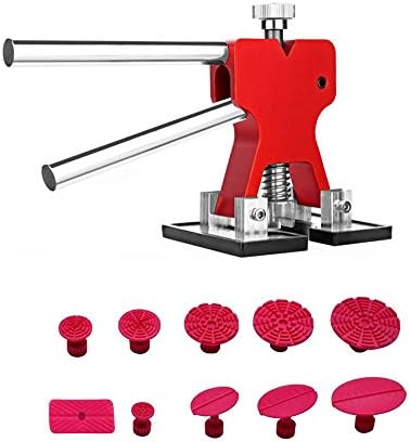 PDR Tools Auto Dent Removal Dent Lifter Paintless Dent Repair Tools 10 Pcs Red Tabs