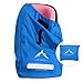 Yonune Himal Car Seat Travel Bag - Excellent Gate Check Bag for Airport, Easy Carry with Shoulder Strap and Waist Strap, Protects Universal Child's Car Seat for Travel, Blue