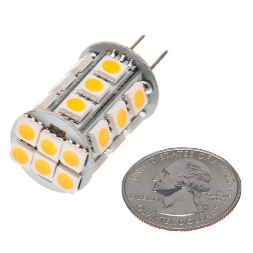 HERO-LED BTG6-24T-WW Back Pin Tower GY6.35 Low Voltage 12V LED Halogen Replacement Bulb, 3.5W, 30-35W Equal, Warm White 3000K, 5-Pack(Not Dimmable) - Thumbnail 4