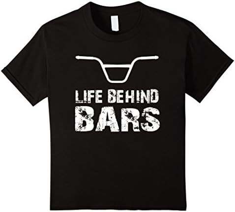 Kids Life Behind Bars BMX Tshirt 10 Black