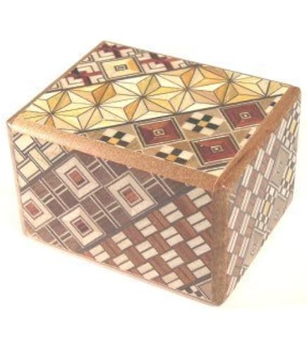 Amazon.com: Uncommon Treasures Japanese Yosegi Puzzle Box 4-Sun 14
