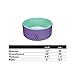JBM Yoga Wheel for Stretching and Improving Backbends, Bridge Pose, Dharma Yoga Wheel Pose (12'' x 5'') , Relax Yoga Poses, Relieves Stress, Stretch and Open the Chest, Shoulders, Back, Hips and Spine