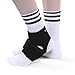 Aodor Black Breathable Ankle Brace for Podiatrist ,Ankle Sprains, and Plantar Fasciitis Pain , Outdoor Activities--sprained ankle brace-Open Heel Design-Reflective Logo-Lightweight,Run Freely
