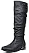 DREAM PAIRS STAND Women's Fashion Casual Faux Fur Lining Slouchy Knee High Fall/Winter Riding Boots