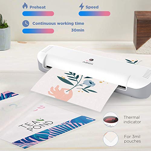 ABOX Laminators 12 Laminating Pouches
