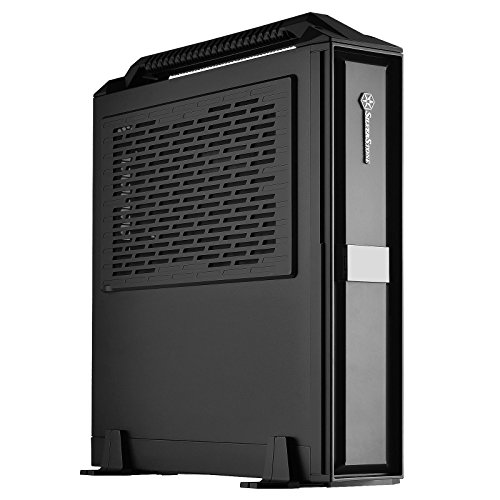 SilverStone Technology Mini-ITX Slim Small Form Factor Computer Case with Handle ML08B-H