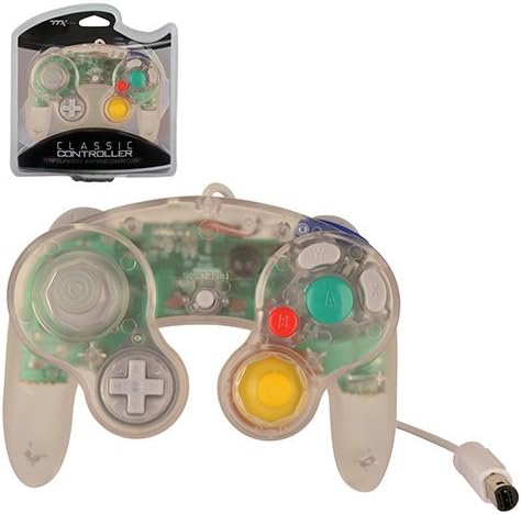 TRVL FIELDER Gamecube Controller, 2 Packs Classic Wired Controllers Compatible with Wii Nintendo Gamecube