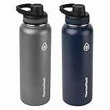 Thermoflask Stainless Steel 40 Ounce (Navy Blue/Gray) 2-Piece