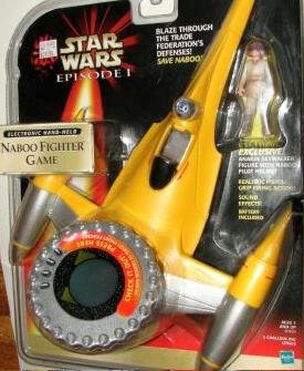 Star Wars Episode I Electronic Hand-Held Naboo Fighter Game