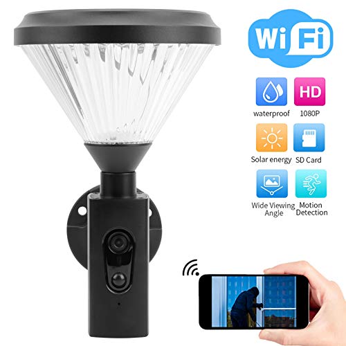 RealTime Notification Solar Garden Light Camera Home Protection Camera