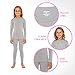 Rocky Thermal Underwear for Girls Fleece Lined Thermals Kids Base Layer Long John Setthumb 1