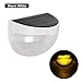 Wireless Solar Power Fence Light, ProGreen Outdoor Waterproof Solar Light Sensor Security Lights for Yard Wall Path Pool, Auto on/off (1 Pack, 3000K)