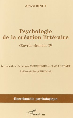 Psychologie de la création littéraire