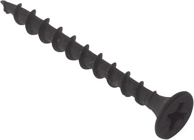 Forgefix Drywall Screws 3.5x38mm Black Phosphate Phillips Bugle Head Box 200