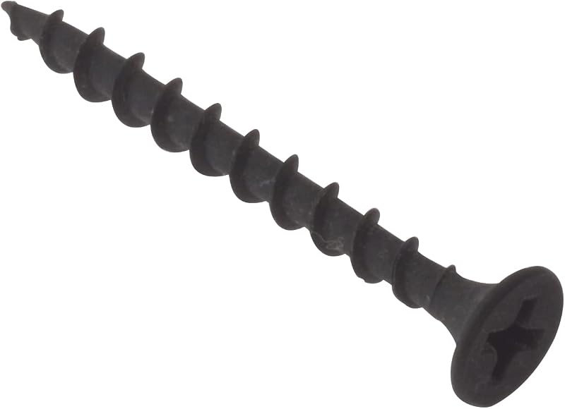 Forgefix Drywall Screws 3.5x38mm Black Phosphate Phillips Bugle Head Box 200