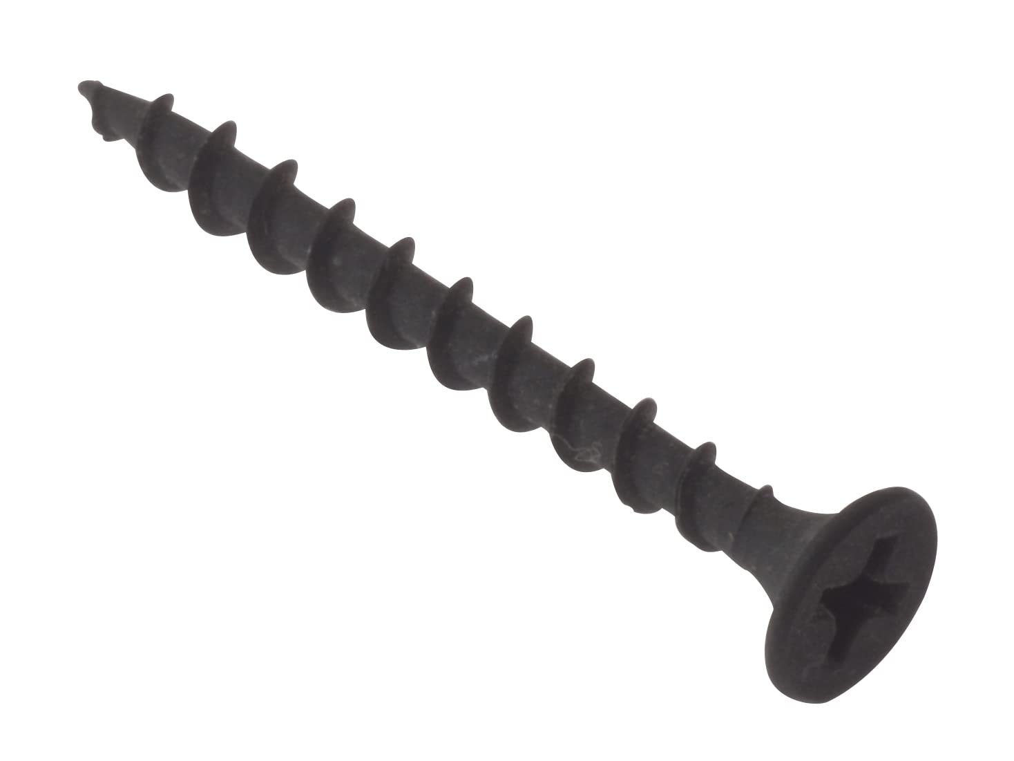 ForgeFix Drywall Screws Coarse Thread | 3.5 x 38mm | Black Phosphate | Box 200 โ image 1