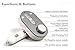 Bluetooth FM Transmitter, SUFUM In-Car Wireless Adapter with USB Charger for Mp3/Mp4 Players Smartphone, Music Control and Hands-free Call Car Kit Bluetooth FM Transmitter