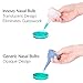 Innovo Twister Bulb Baby Nasal Aspirator and Booger Sucker – Hospital Grade Silicone – Non-toxic, Cleanable and Reusable