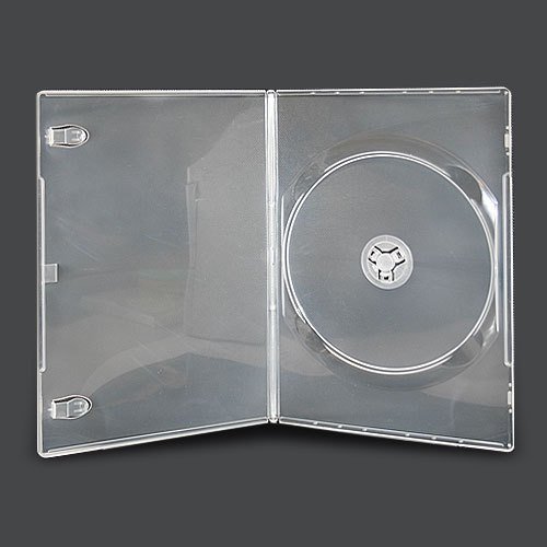 25 X Single Slim 7mm Clear DVD/CD/BLU RAY Case