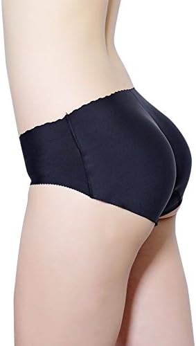 Women's Seamless Hip Lifter Butt Enhancer Breathable Shaper Panties Black, M