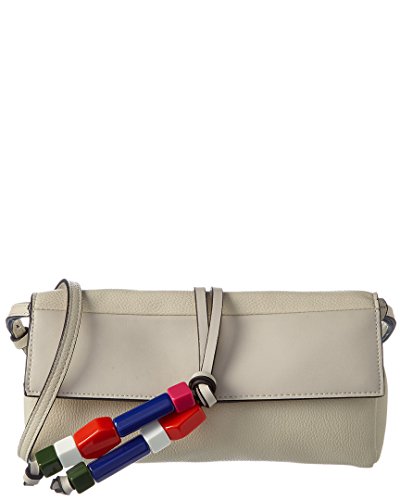 French Connection Women's Ace Crossbody Clutch Classic Cream Clutch