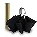 mysuntown Windproof Auto Open Close Travel Umbrella Fiberglass Reinforced 8-Rib Umbrella?Black