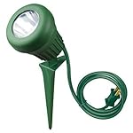 Yard Master 0434 LED 60W Floodlight, 5 LEDs, Green with 2 Extra Lenses