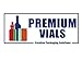 12 pcs, 12 oz Mason Glass Jars with Silver Lids by Premium Vials
