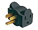 Ziotek ZT1120131 HC1 Hug-A-Plug Black Outlet Splitter
