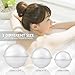PROMENE 9 Sets DIY Metal Bath Bomb Mold Round Sphere 3 Sizes and 18 Pieces-Aluminum