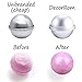 DIY Metal Bath Bomb Mold 3 Size 4 Set - with 100 pcs Shrink Wrap Bags 6 x 6 Inch - Bonus Mini Sealer - for Bath Bomb Making, Handmade Soaps and Crafts - with Instructions (molds+100pcs Bags)