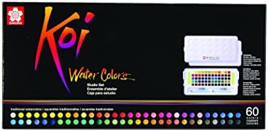 مجموعة ألوان مائية من ساكورا كوي فيلد 36 لون رسم 60 بوصة Xncw 60n Amazon Ae