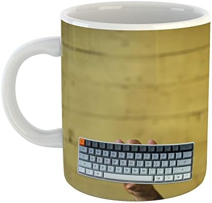Westlake Photography - Coffee Cup Mug - Keyboard - Modern Picture Photography Artwork Home Office Birthday Gift - 11oz (69m 921)