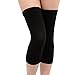 HaloVa Knee Sleeves, Thin Knee Support Brace Protector Warmers, High Elastic Kneecap Kneelet for Sports and Daily Wear, Comfortable and Breathable, Black